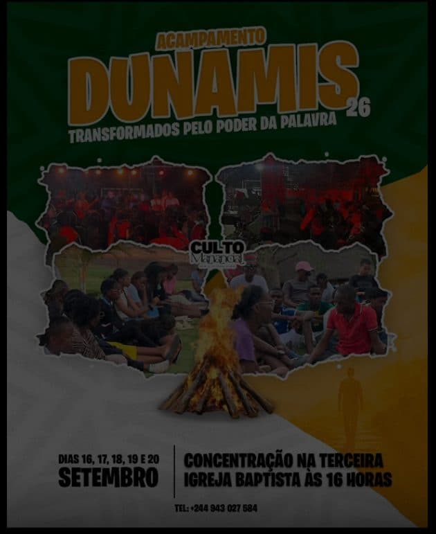 Cartaz do Acampamento DUNAMIS 2026